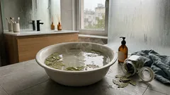 Kąpiel stóp z liśćmi laurowymi: co daje ten prosty rytuał i jak zrobić go bezpiecznie